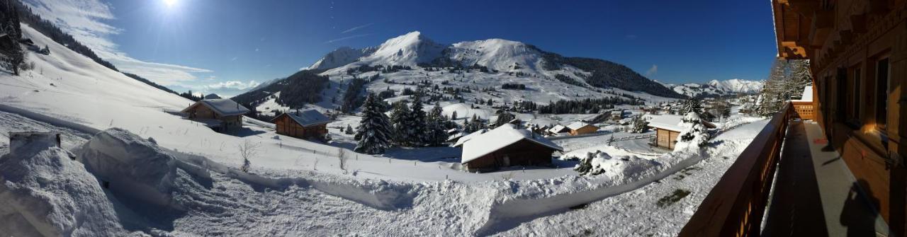 Appartamento Chalet Bois Soleil Les Mosses Esterno foto